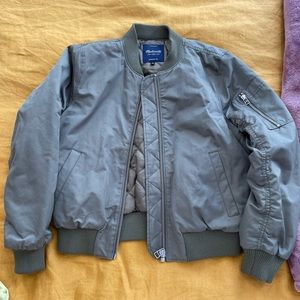 Madewell Green Bomber Jacket